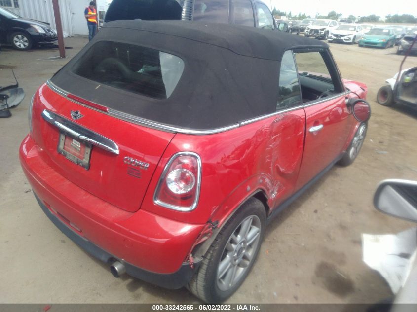 2014 MINI COOPER CONVERTIBLE WMWZN3C50ET861120