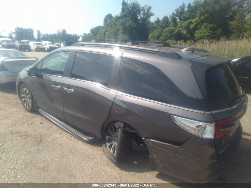 2022 HONDA ODYSSEY EX-L 5FNRL6H78NB060877