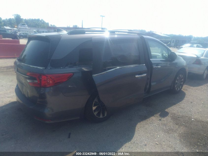 2022 HONDA ODYSSEY EX-L 5FNRL6H78NB060877
