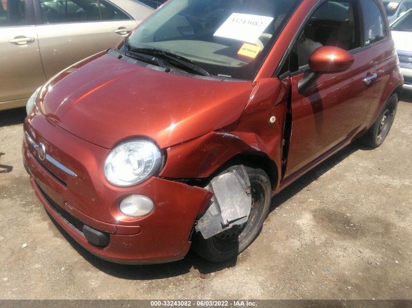 2013 FIAT 500 POP 3C3CFFDR8DT742862