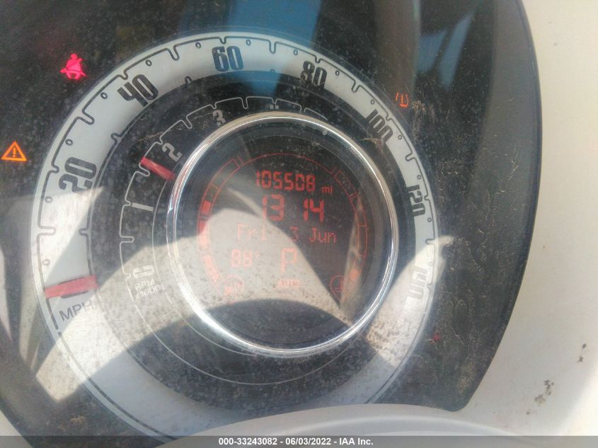 2013 FIAT 500 POP 3C3CFFDR8DT742862