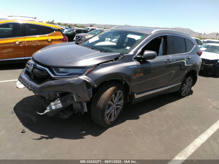 2021 HONDA CR-V HYBRID TOURING 7FART6H96ME022052