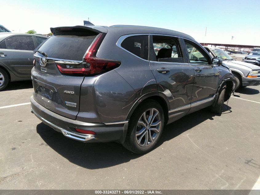 2021 HONDA CR-V HYBRID TOURING 7FART6H96ME022052