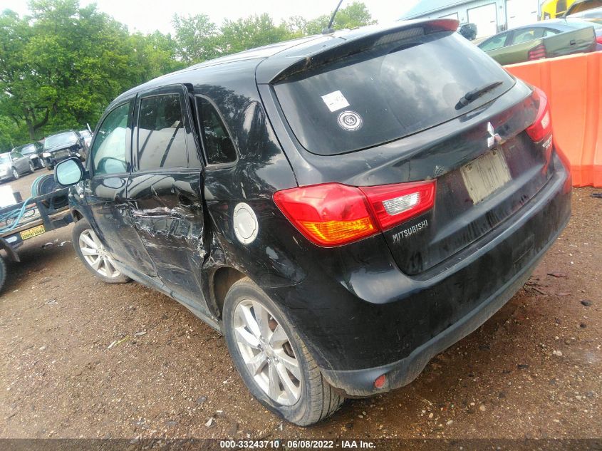 2013 MITSUBISHI OUTLANDER SPORT ES 4A4AP3AUXDE013598