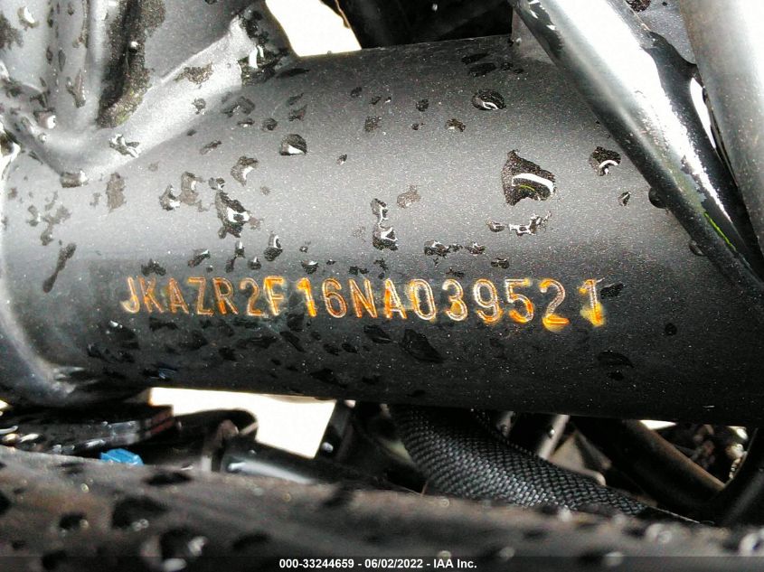 2022 KAWASAKI ZR900 JKAZR2F16NA039521