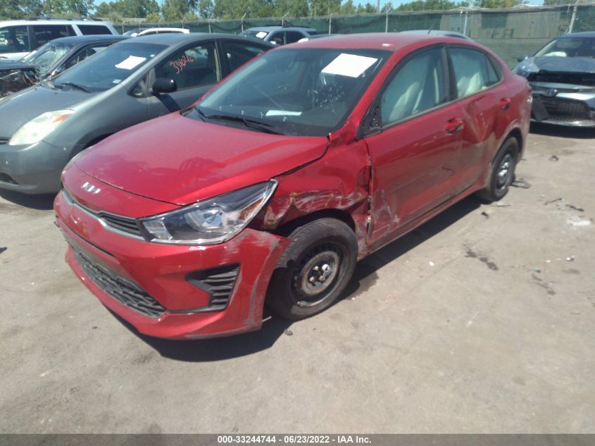 2022 KIA RIO S 3KPA24AD3NE439084