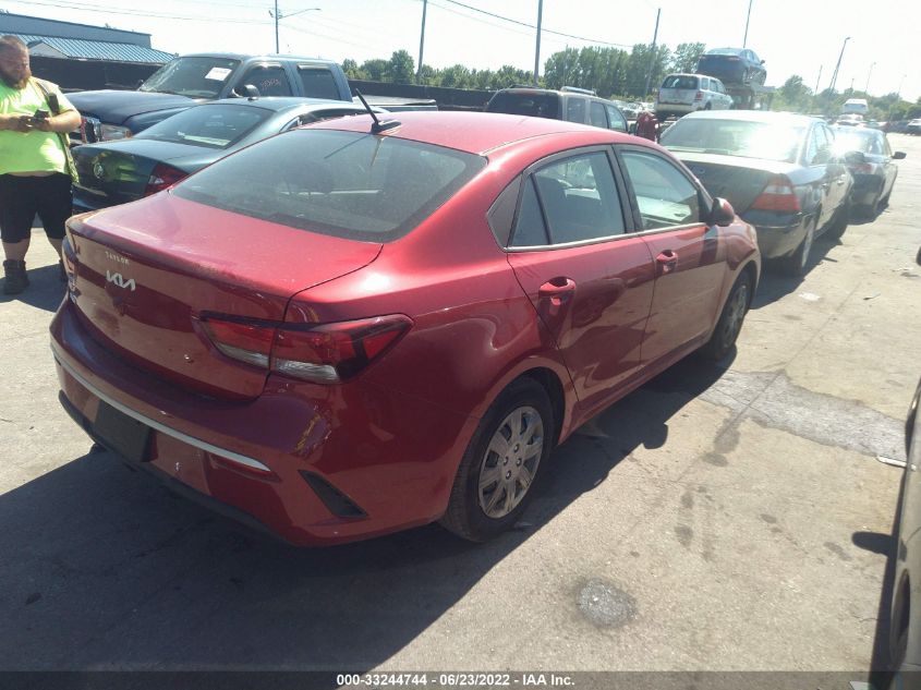2022 KIA RIO S 3KPA24AD3NE439084