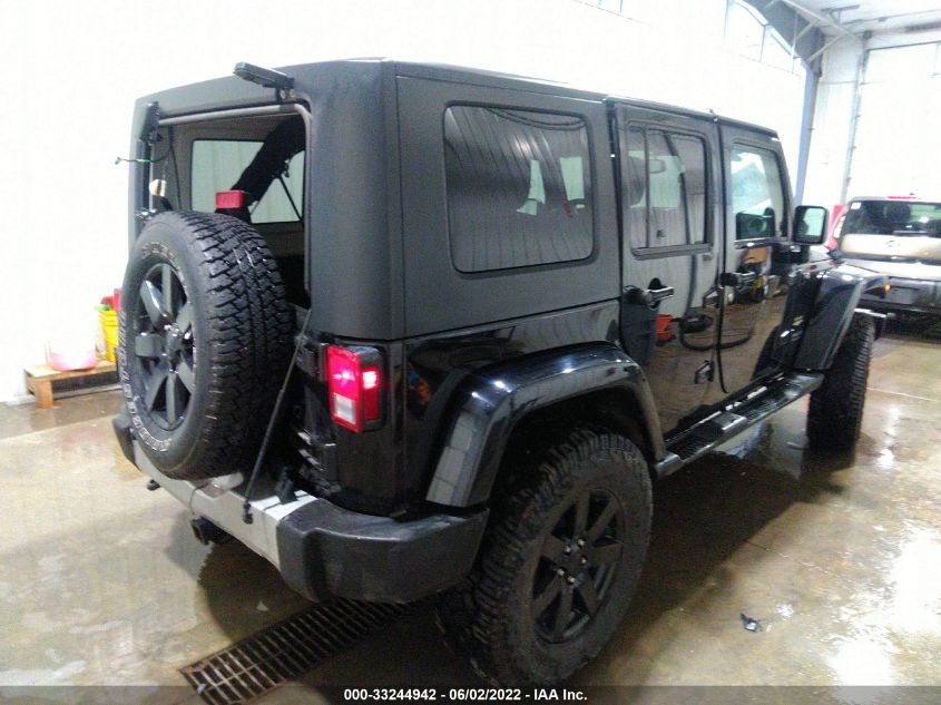 2014 JEEP WRANGLER UNLIMITED SAHARA 1C4BJWEG0EL107084