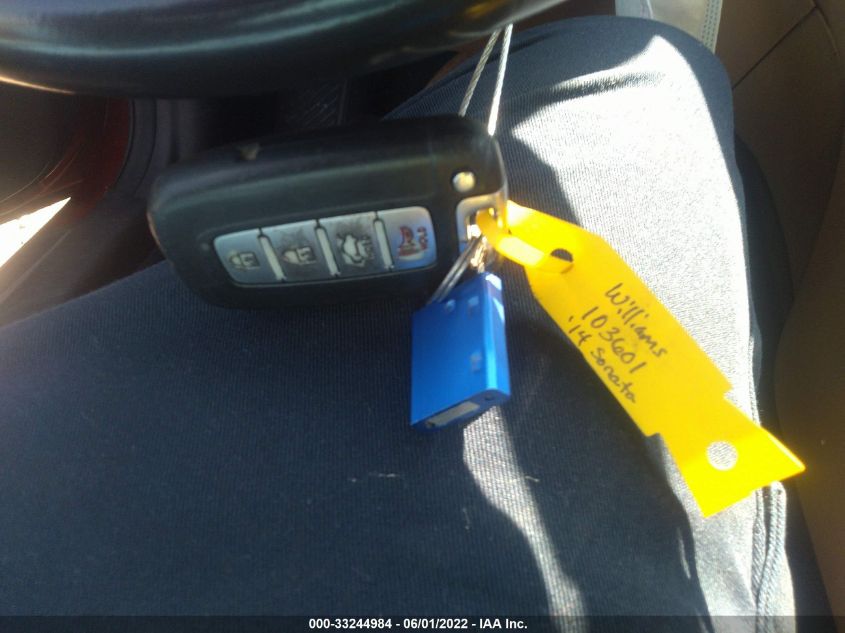 2014 HYUNDAI SONATA HYBRID LIMITED KMHEC4A49EA106448