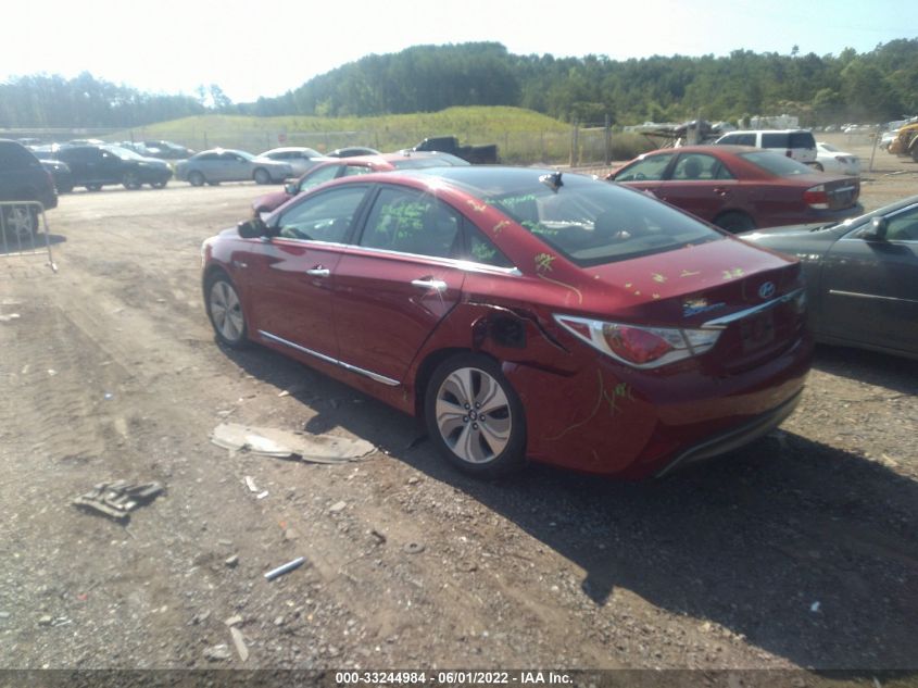 2014 HYUNDAI SONATA HYBRID LIMITED KMHEC4A49EA106448