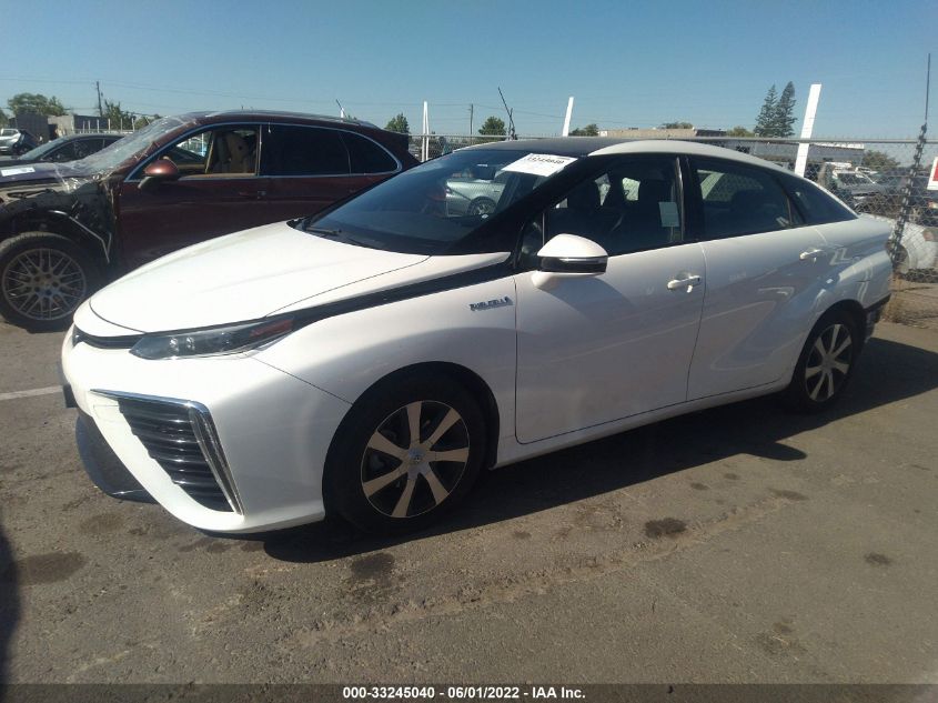 2017 TOYOTA MIRAI JTDBVRBD7HA001537
