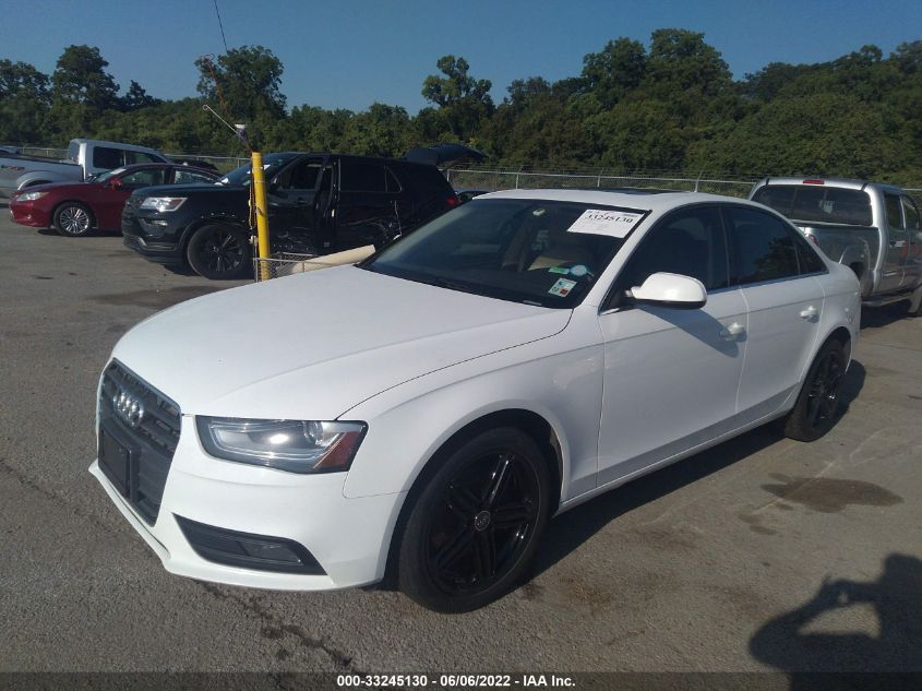 2013 AUDI A4 PREMIUM PLUS WAUEFAFL0DN020749