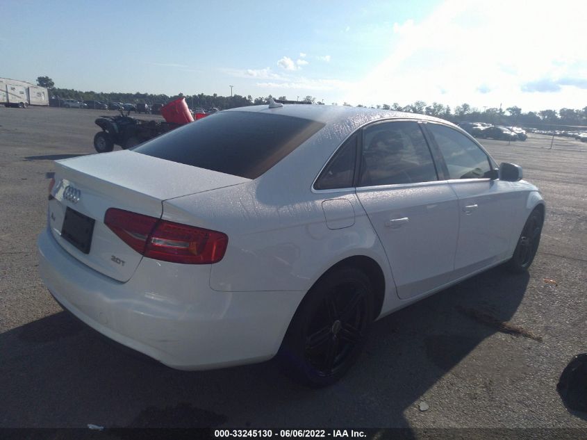 2013 AUDI A4 PREMIUM PLUS WAUEFAFL0DN020749