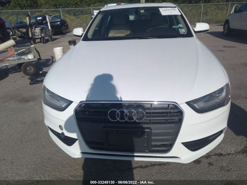 2013 AUDI A4 PREMIUM PLUS WAUEFAFL0DN020749