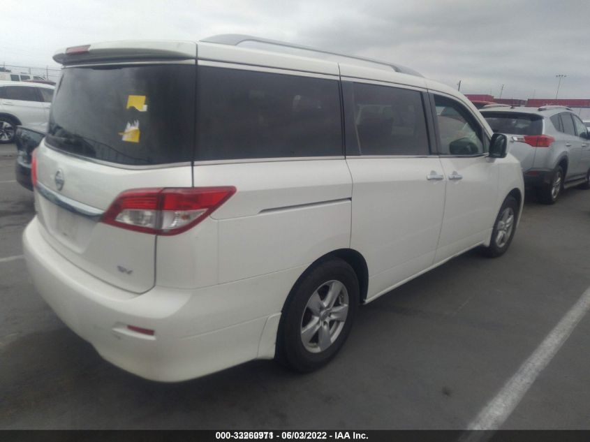 2014 NISSAN QUEST SV JN8AE2KP0E9104751