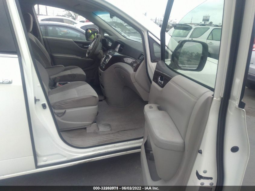 2014 NISSAN QUEST SV JN8AE2KP0E9104751