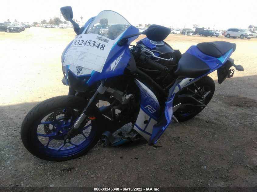 2022 YAMAHA YZFR3 A MH3RH18Y9NK008496