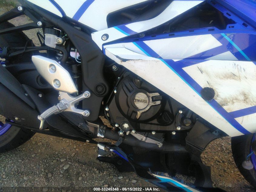 2022 YAMAHA YZFR3 A MH3RH18Y9NK008496