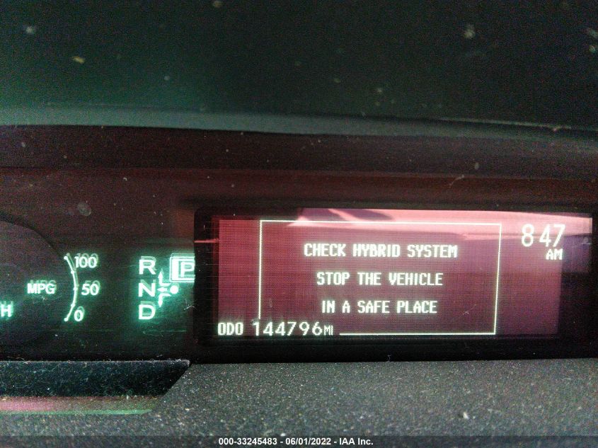 2013 TOYOTA PRIUS ONE/TWO/THREE/FOUR/FIVE JTDKN3DU1D1651677