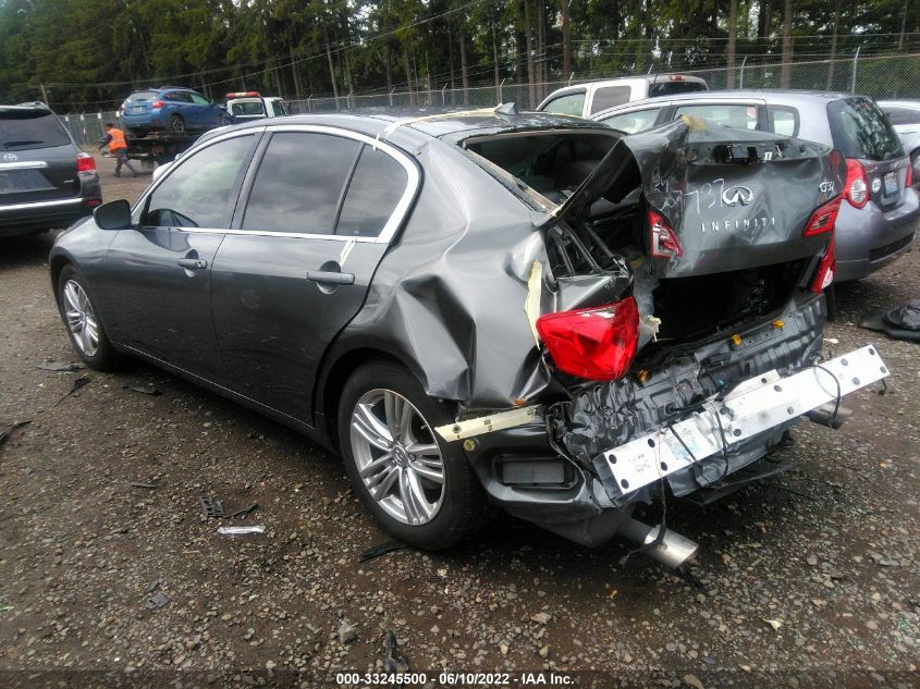 2013 INFINITI G37 SEDAN JOURNEY JN1CV6AP8DM305566