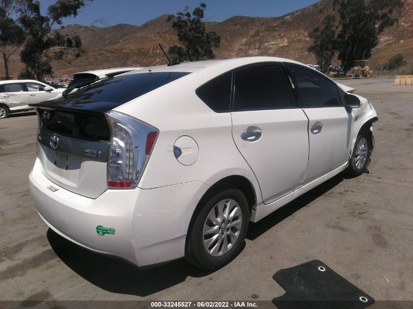 2014 TOYOTA PRIUS PLUG-IN JTDKN3DP1E3062600