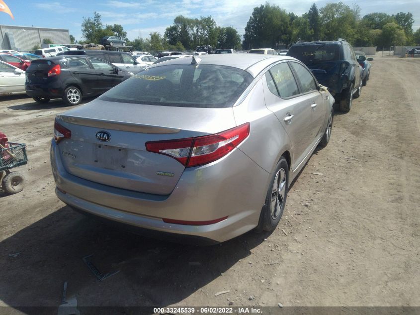 2013 KIA OPTIMA HYBRID LX KNAGM4AD1D5049712