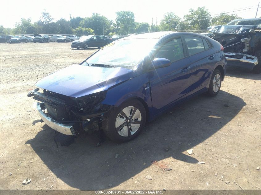 2020 HYUNDAI IONIQ HYBRID BLUE KMHC65LC1LU225888