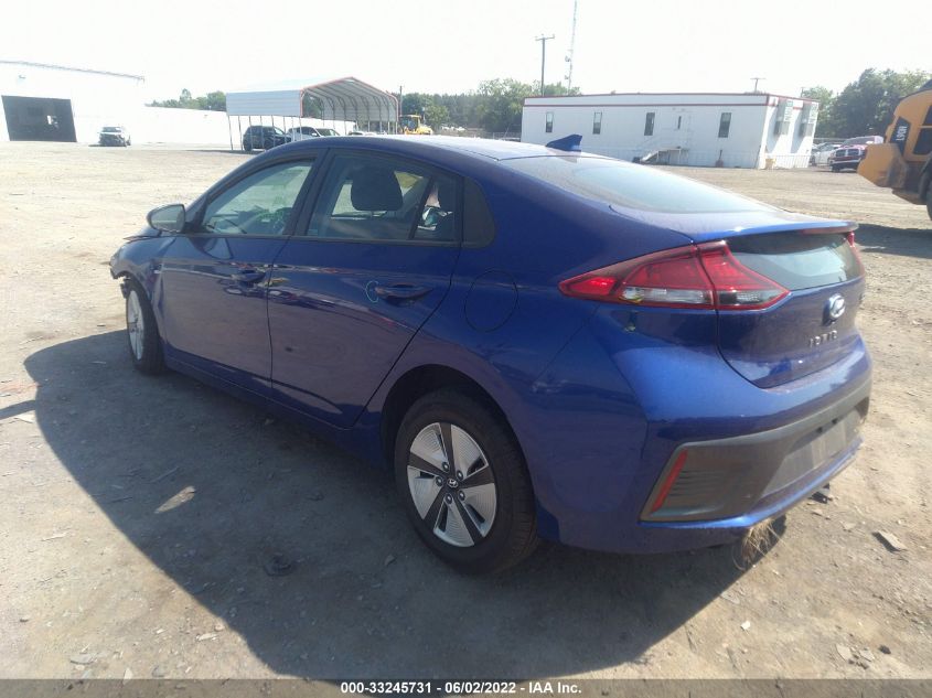 2020 HYUNDAI IONIQ HYBRID BLUE KMHC65LC1LU225888