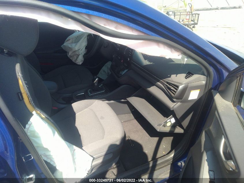 2020 HYUNDAI IONIQ HYBRID BLUE KMHC65LC1LU225888