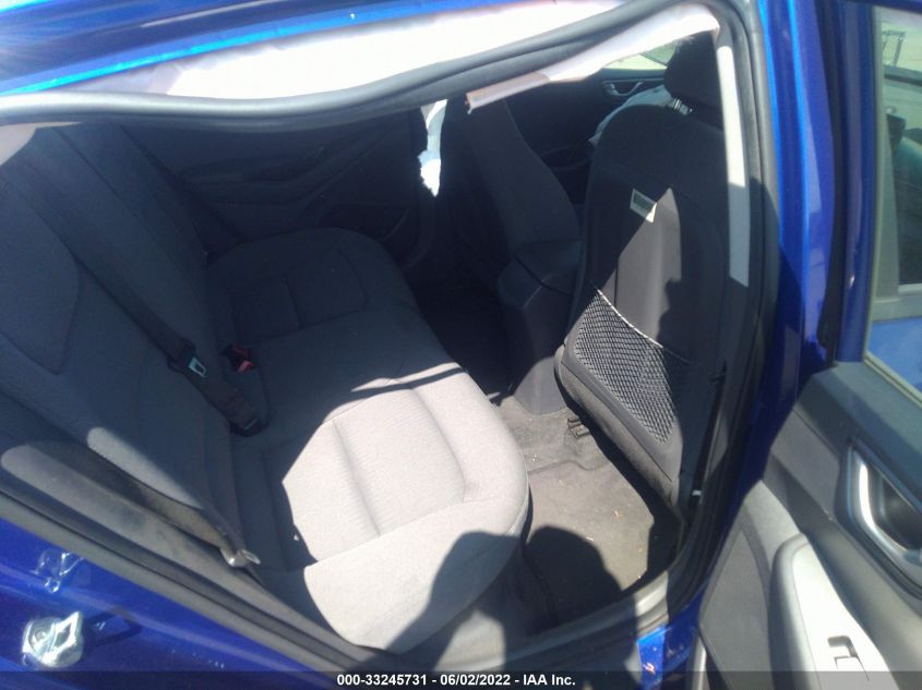 2020 HYUNDAI IONIQ HYBRID BLUE KMHC65LC1LU225888