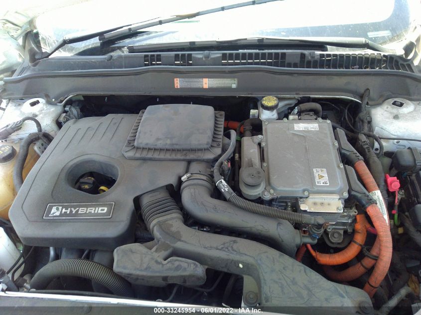2019 FORD FUSION HYBRID SE 3FA6P0LU7KR207577