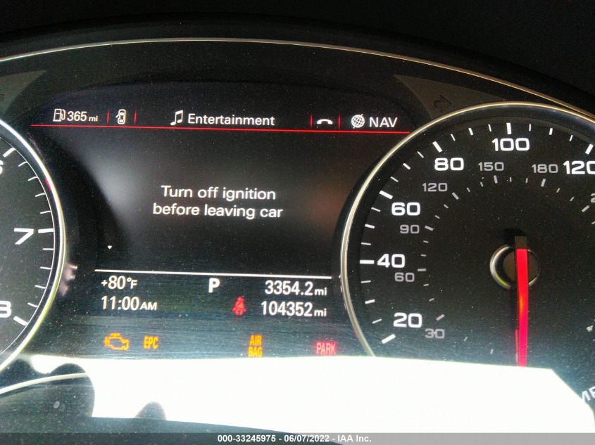 2013 AUDI A7 3.0 PREMIUM PLUS WAUYGAFC7DN020161