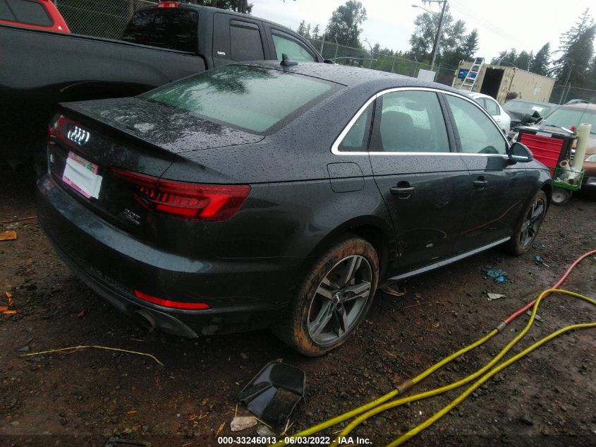2018 AUDI A4 PREMIUM PLUS WAUENAF41JA067710