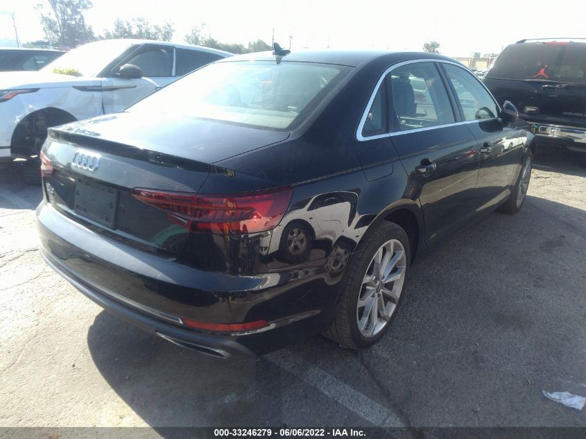2019 AUDI A4 PREMIUM/TITANIUM PREMIUM WAUGMAF47KA055526