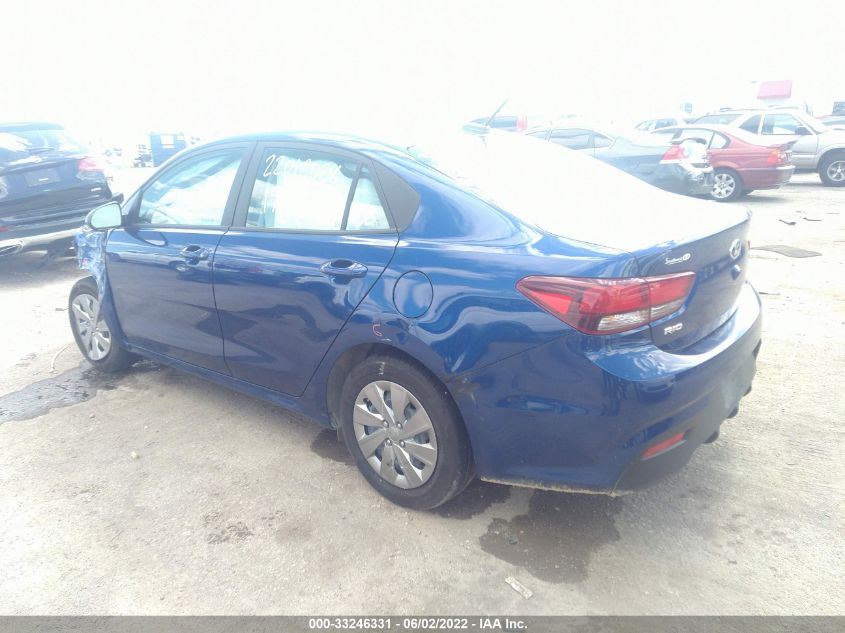 2020 KIA RIO S 3KPA24AD2LE329656