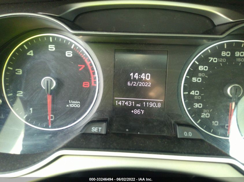 2014 AUDI A4 PREMIUM WAUBFAFL1EN042554