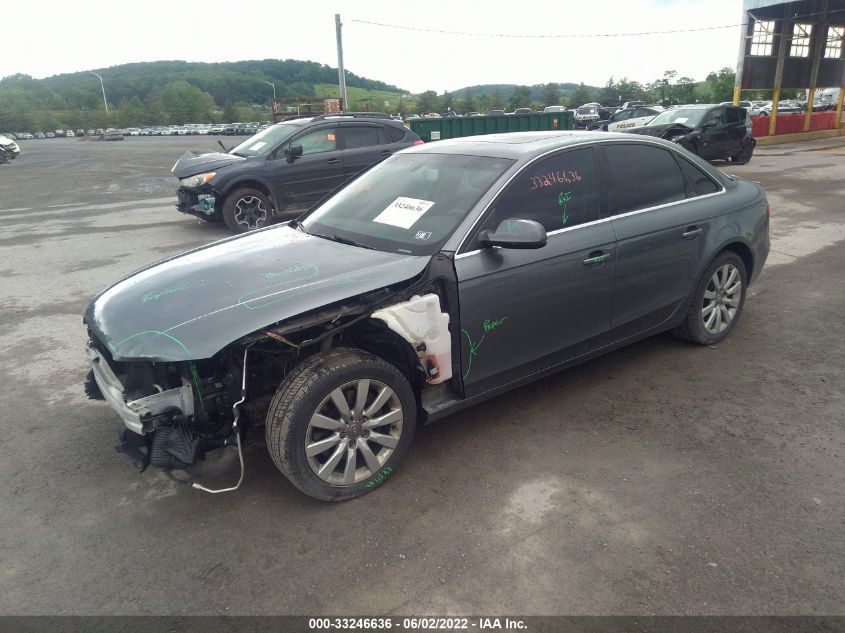 2013 AUDI A4 PREMIUM WAUBFAFL4DN045110