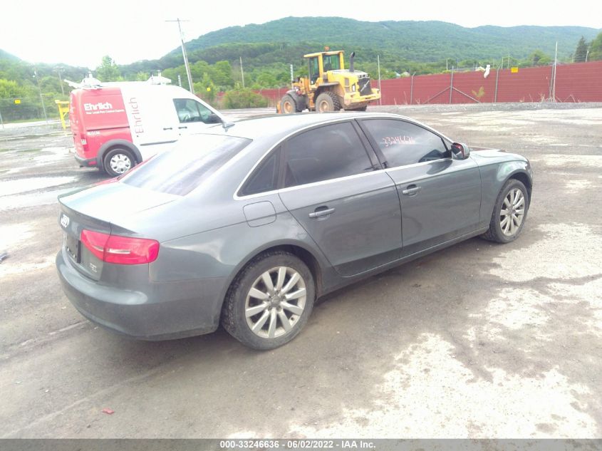 2013 AUDI A4 PREMIUM WAUBFAFL4DN045110