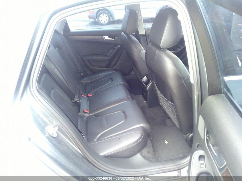 2013 AUDI A4 PREMIUM WAUBFAFL4DN045110