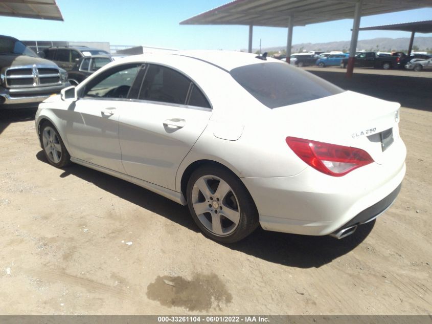 2015 MERCEDES-BENZ CLA-CLASS CLA 250 WDDSJ4EB8FN280162