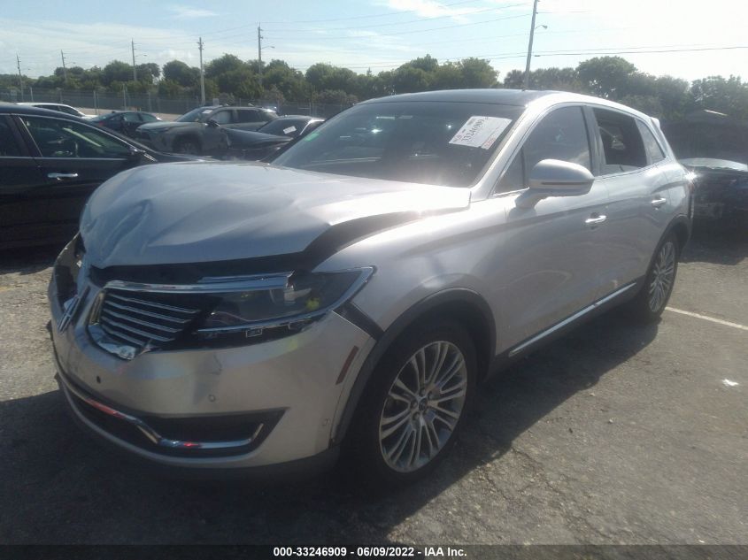 2016 LINCOLN MKX RESERVE 2LMTJ6LR5GBL24156