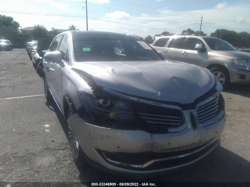 2016 LINCOLN MKX RESERVE 2LMTJ6LR5GBL24156
