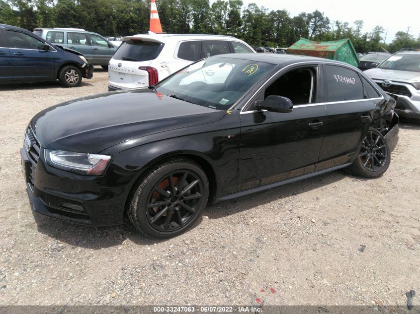 2014 AUDI A4 PREMIUM PLUS WAUFFAFL5EN028402