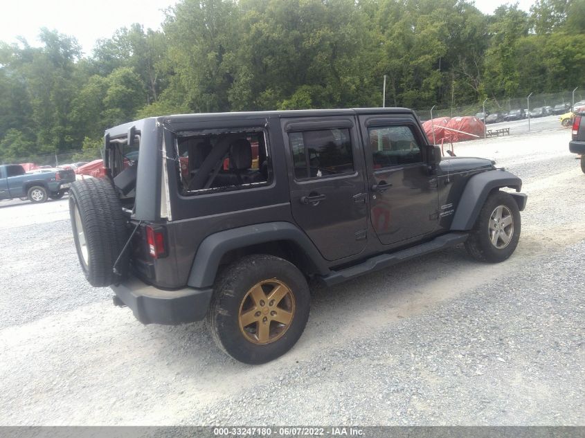 2016 JEEP WRANGLER UNLIMITED SPORT 1C4BJWDGXGL297660
