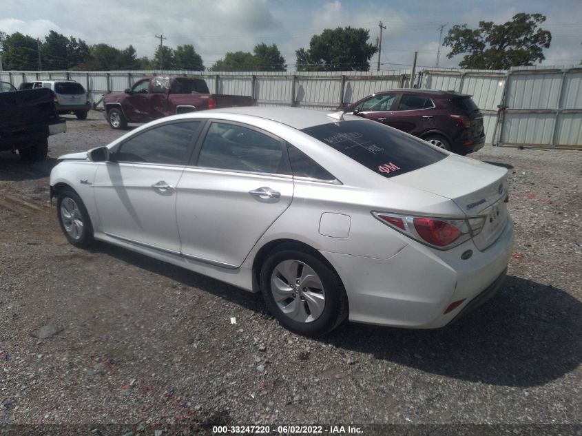 2013 HYUNDAI SONATA HYBRID KMHEC4A47DA077627