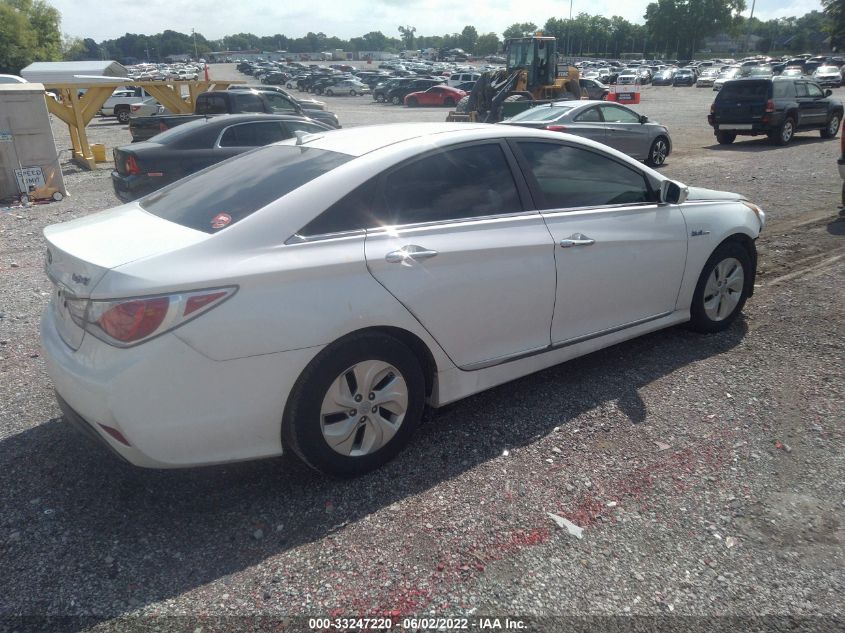2013 HYUNDAI SONATA HYBRID KMHEC4A47DA077627