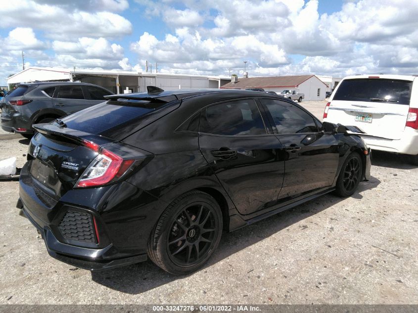 2018 HONDA CIVIC HATCHBACK SPORT TOURING SHHFK7H97JU222052