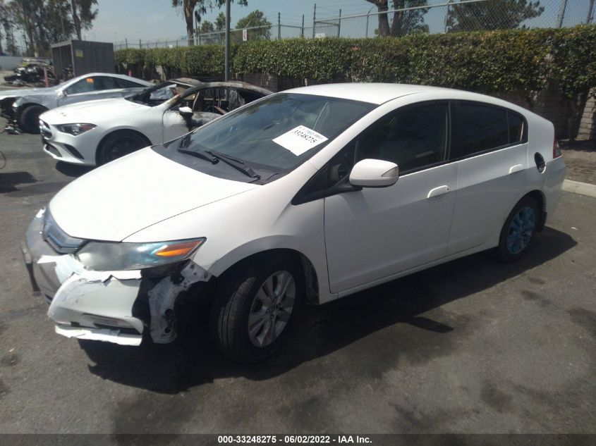 2013 HONDA INSIGHT EX JHMZE2H75DS006097