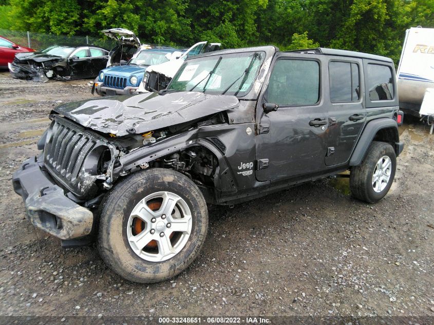 2019 JEEP WRANGLER UNLIMITED SPORT S 1C4HJXDN6KW669131