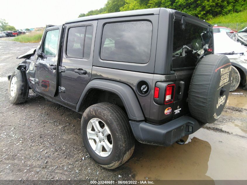 2019 JEEP WRANGLER UNLIMITED SPORT S 1C4HJXDN6KW669131